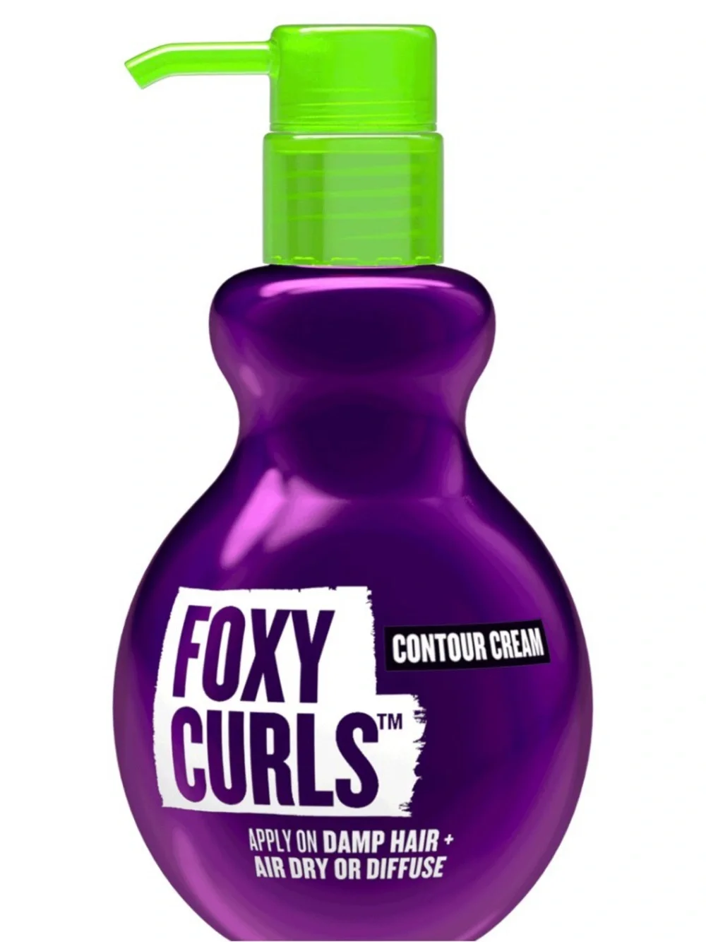 3 BedHead Foxy Curls Curl Enhancer - Purple Bottle with Green Pump